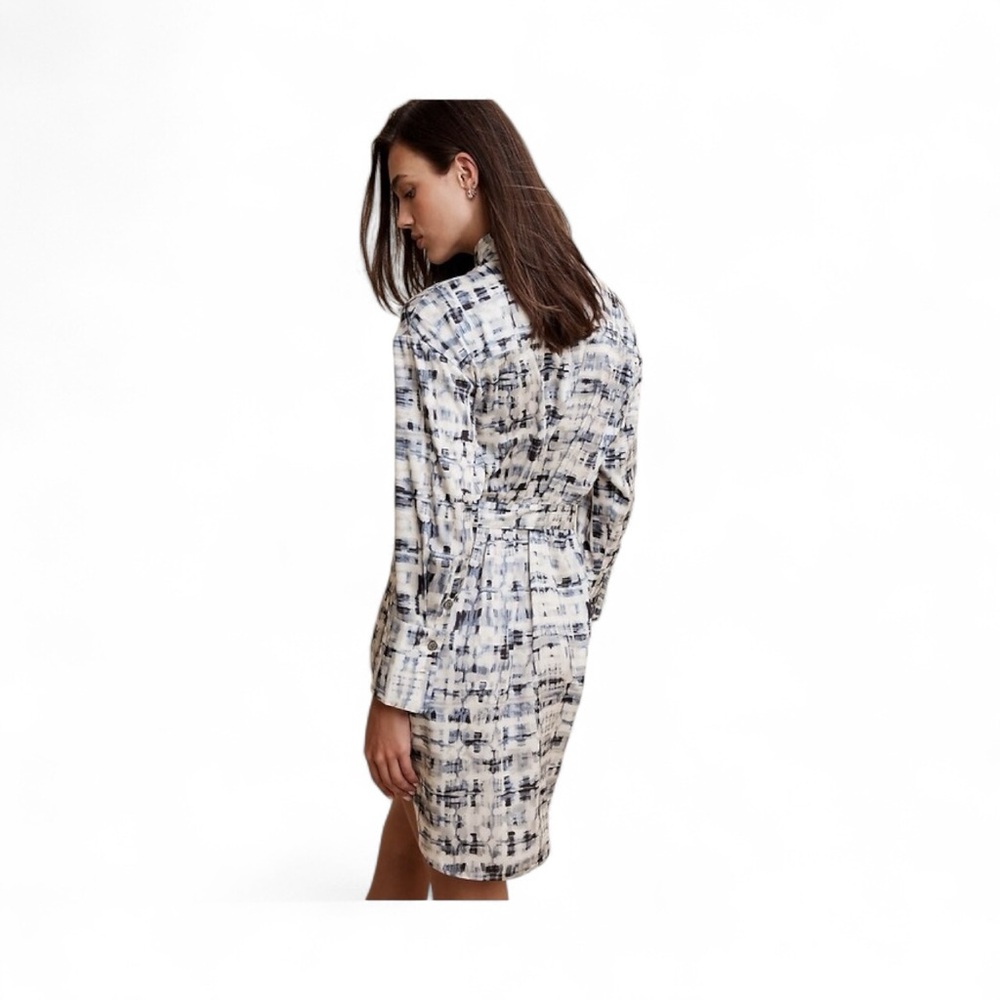 New With Tags! Banana Republic Satin Mini Shirtdress
